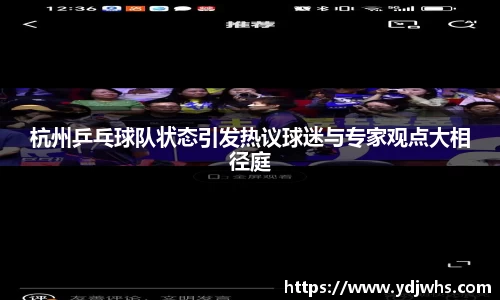 杭州乒乓球队状态引发热议球迷与专家观点大相径庭